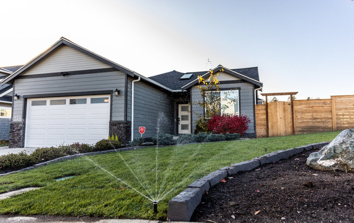 Paver Patio, Drainage, New Lawn, Irrigation System, Artificial Turf