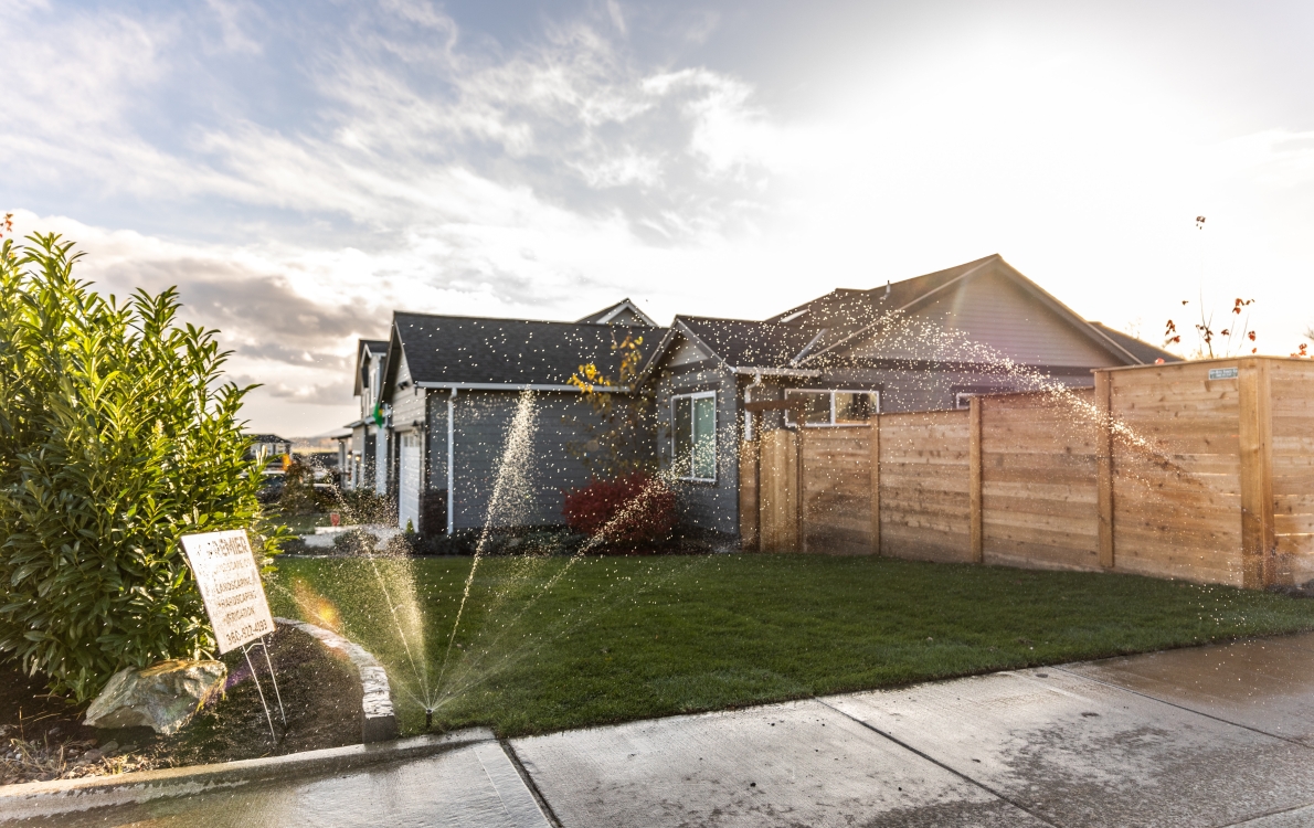 Paver Patio, Drainage, New Lawn, Irrigation System, Artificial Turf